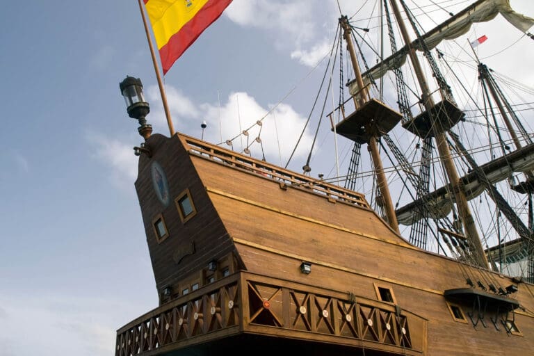 The Galleon Andalucía Sails into Penzance